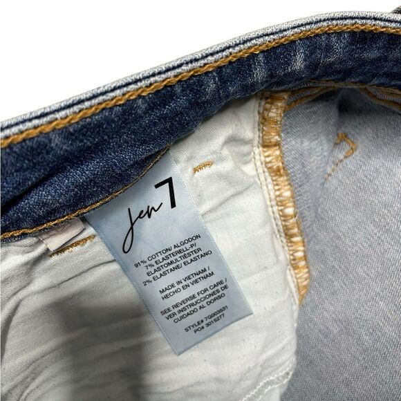 JEN 7 by 7 For All Mankind Slim Straight Leg Jeans Size 12 - Picture 8 of 9